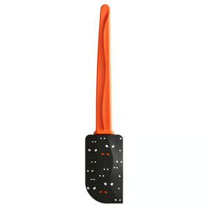 IKEA KUSTFYR Rubber Spatula, Black Orange/White (606.155.62) NEW